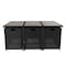 Flash Furniture 7 Piece Gray/Black Modular Patio Set & Cushions TW-3WBE00-GY-GG - alternate 10